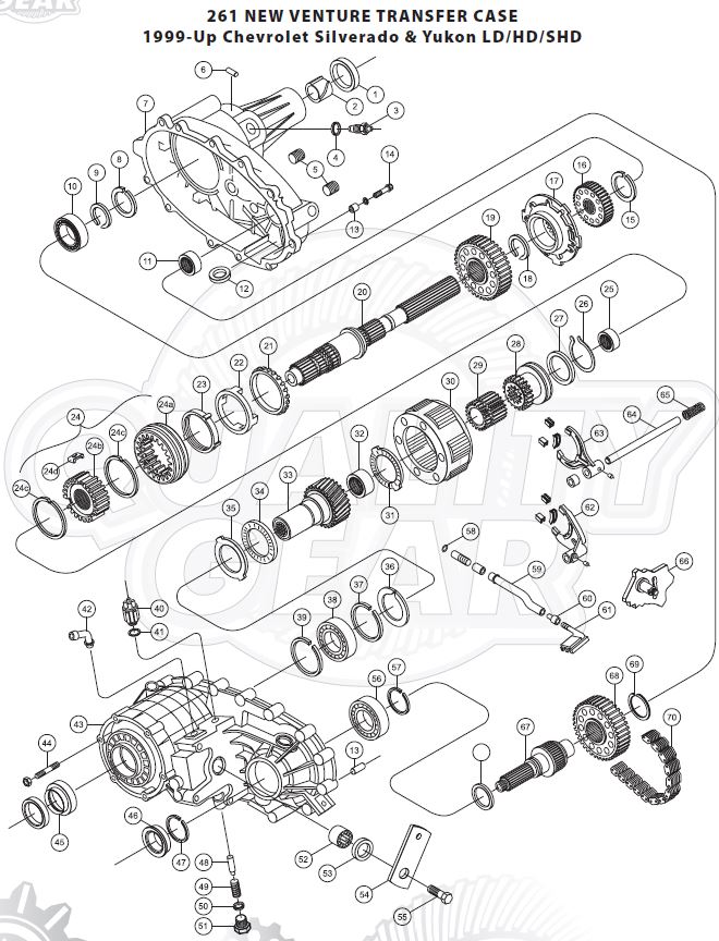 Np Transfer Case Diagram